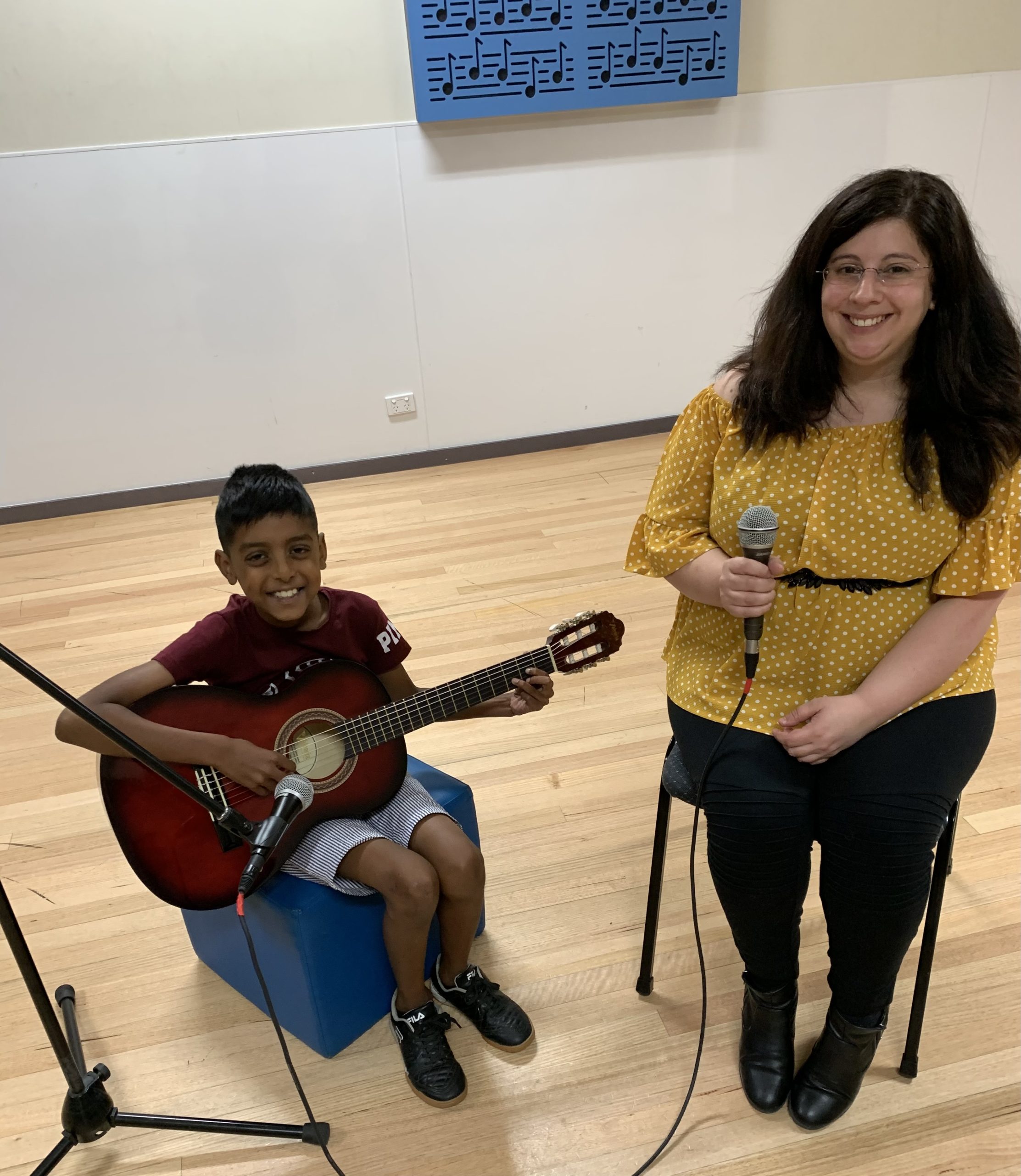 My child would like to learn piano and singing