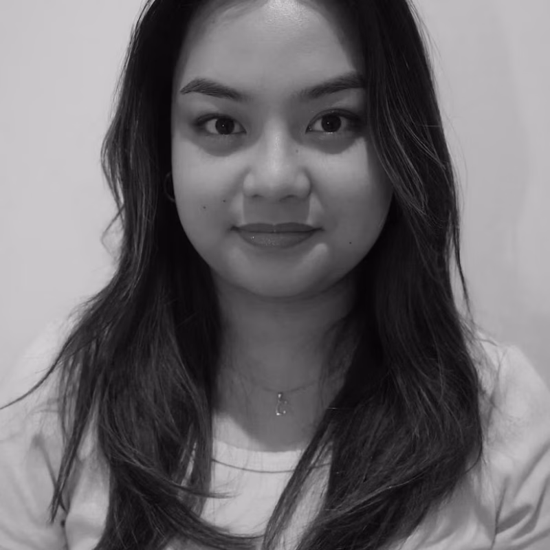 headshot black and white